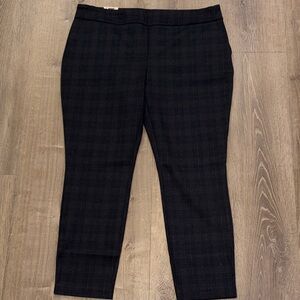 Dalia Women's Navy Combo Plaid Pants